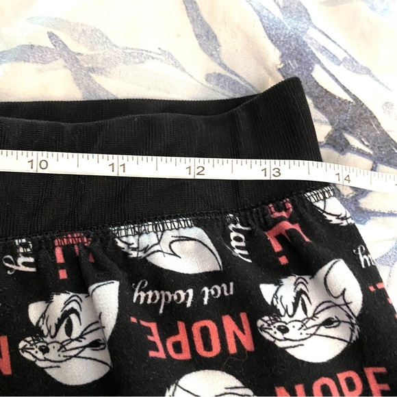 Tom And Jerry Black Pajama Pants ‘Nope, Not Today’ - Picture 4 of 8